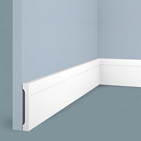 Baseboard B90V1L polystyrene HIWOOD 90mm x 14mm x 2.0m. L