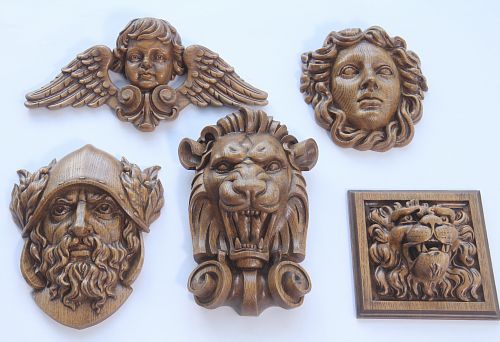 Original Mascaron Decor for Interior