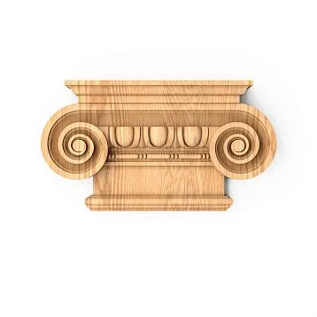 Wooden capital KL-060