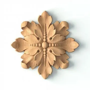 Carved Socket R-074 from Natural Oak