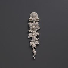 Carved overlay NPU-315R made of polyurethane - right paired overlay for interior