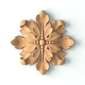 Деревянная розетка R-074