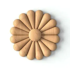 Wooden rose R-059