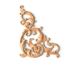 Overlay N-440L as a decorative element on a wooden beam