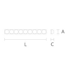Carved Batten K-006 for Decorating Furniture and Interiors &mdash; Drawing