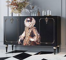 Декор для мебели в интерьере, накладка декоративная из дерева для тумбы, шкафа, фасадов