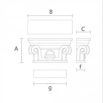 Carved Capital KL-016. Capitals. Image 317169
