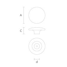 Drawing of furniture handles