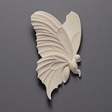 NPU-482L polyurethane overlay - left carved paired overlay for furniture and doors