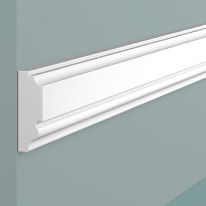 Molding D35V1 Polystyrene Hi Wood 35mm x 12mm x 2.0m. close-up