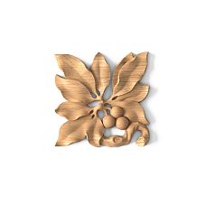 Wooden wall decoration N-318L with natural color and texture