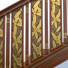 Carved staircase detail L-097, baluster photo