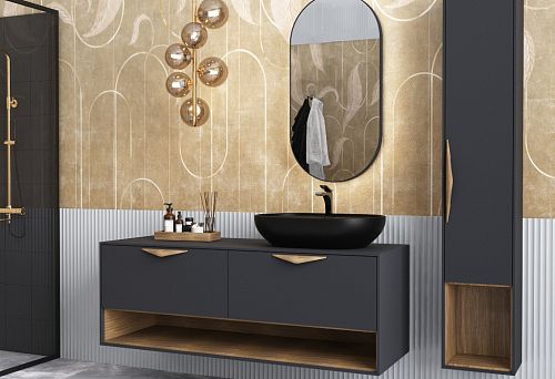 Wooden decor for the bathroom