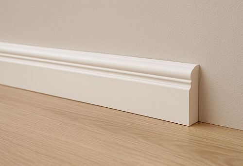 Деревянный плинтус с галтелями – изысканное оформление интерьера