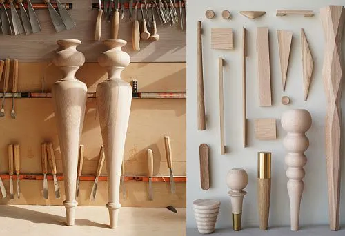 Variety of Furniture Parts: From Classic Legs to Modern Details