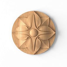 Carved Socket R-004 from Natural Oak