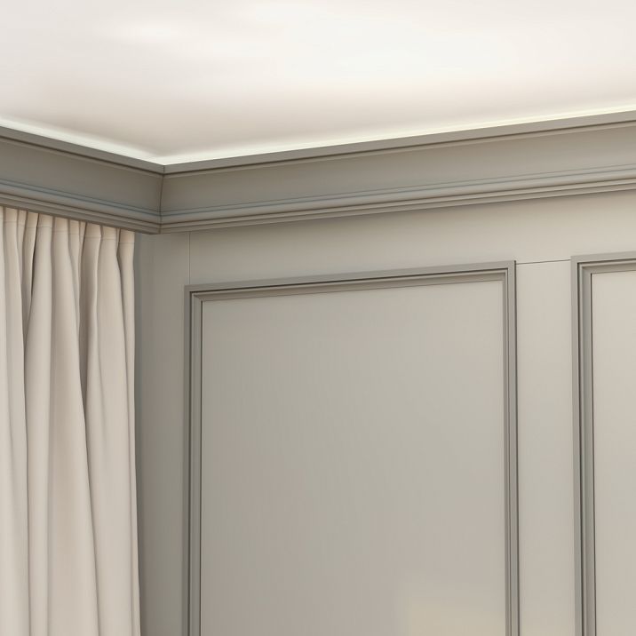 Деревянный карниз KZ-007 из бука и дуба в интерьере