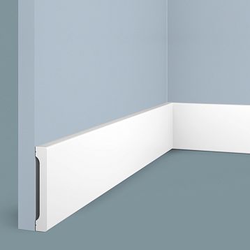 Baseboard B90V1 polystyrene HIWOOD 90mm x 14mm x 2.0m.