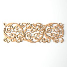 Резная накладка из дуба или бука - N-354R