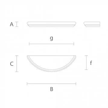 Carved Wood Base BS-006 for Pilaster, Oak, Oak