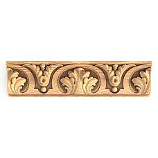 Wooden carved molding K-030.01, front view, buy wooden molding for interior