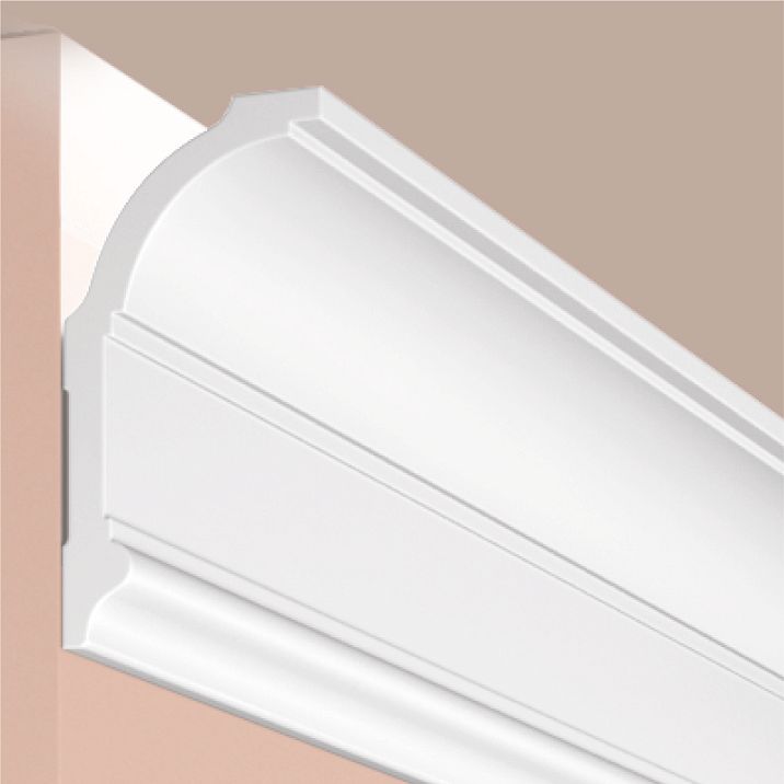 Карниз A70V2 ПОЛИСТИРОЛ HI WOOD 70мм х 37мм х 2,0м  крупным планом