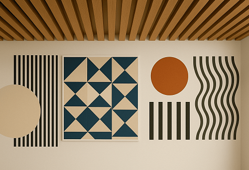 Interior MDF ceiling slat &mdash; modern design in minimalist style