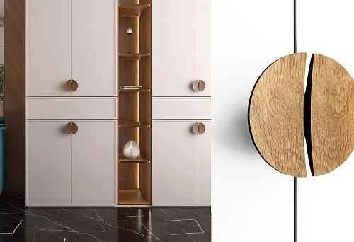 Modern 3D Models of Furniture Handles for Unique Interior Design.