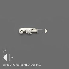 Polyurethane molding NPU-438.1L. Molding decor. Image 6994243c842bc