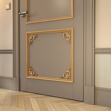 Solid Wood Inlay N-324 for Furniture and Facades, Wooden Decor for Wall