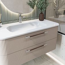 Oscar HL-061-1M furniture handle made of solid wood with stainless steel with protective coating in interior