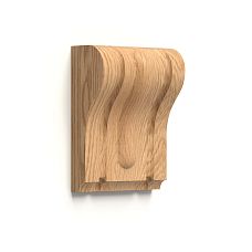 Резной кронштейн KR-039 из дуба для элегантного интерьера