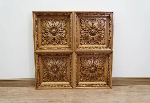 Luxurious Wall Decoration with Carved Panels &mdash; Art in Details.