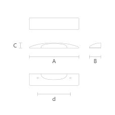 Чертеж дизайнерской деревянной ручки