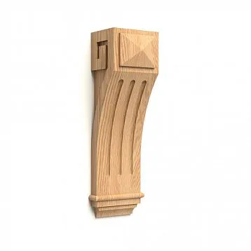 Detailed image of carved bracket KR-026