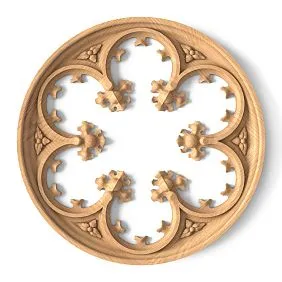 Wooden Rosette R-076