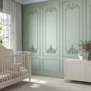 Резная накладка N-276 - деревянный декор для мебели, дверей, стен и потолков