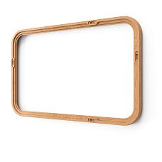 Carved wooden frame RM-052 for mirrors and pictures in horizontal position, photo of mounting holes