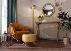 Figurative leg for chair