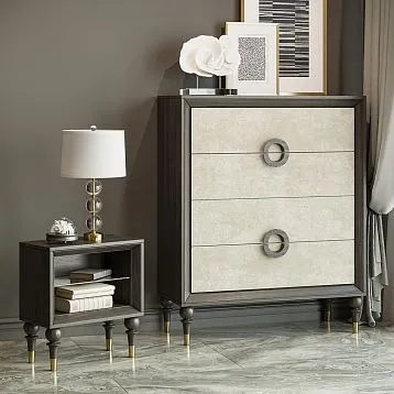 Turned furniture leg with metal decoration available in Moscow and St. Petersburg