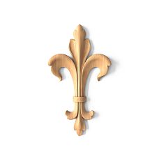 Decorative Element from Oak or Beech with Wood Carving