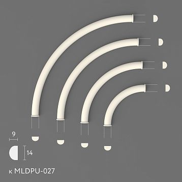 Polyurethane molding MLDPU-027U-2 for wall and ceiling decoration
