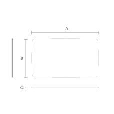 Countertop ST-020 &mdash; product drawing