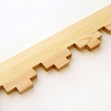 Carved window trim NL-1 photo facade house decoration