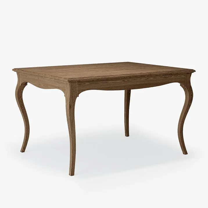 Table Marseilles 002-003 from natural brown wood, universal