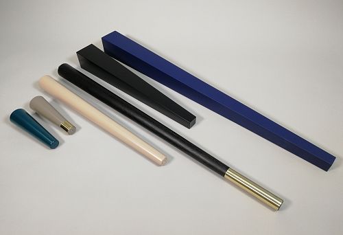 Decorative and functional solid wood furniture legs.