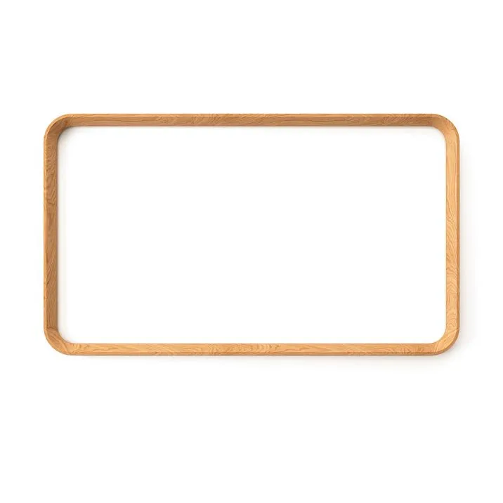 Delicate carving on frame RM-052 made of natural wood, decorative frame for paintings and mirrors