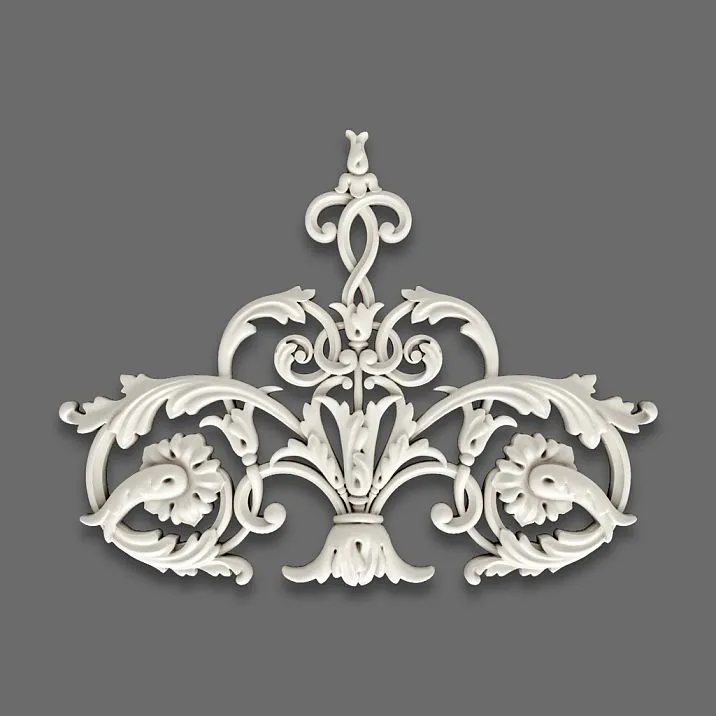 Лепнина из полиуретана на стену в гостиную