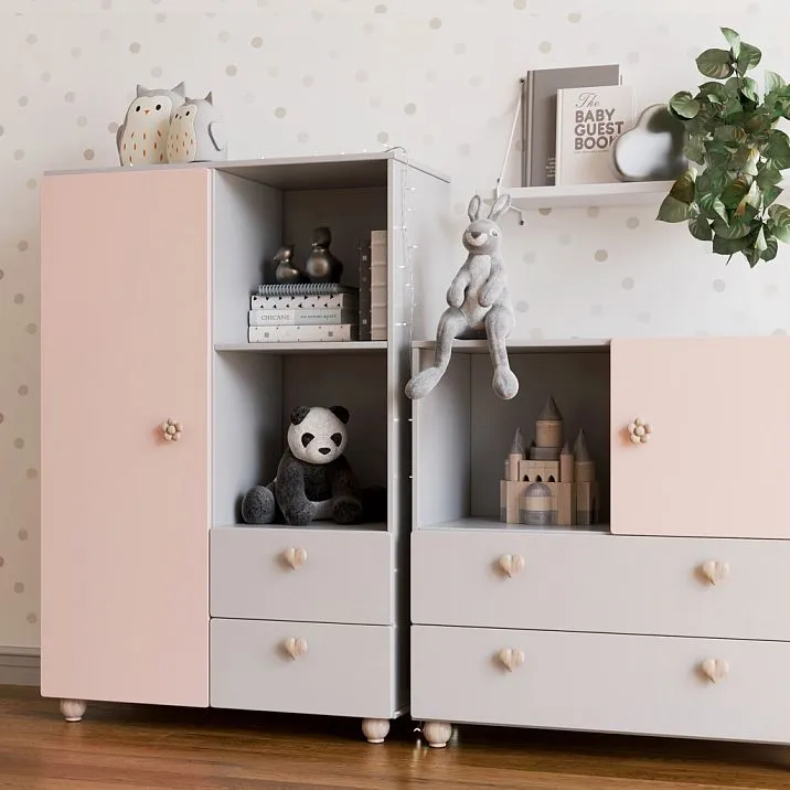 Heart HL-045 Solid Wood Furniture Handle, heart