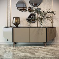 Furniture legs for drawer with beveled ends